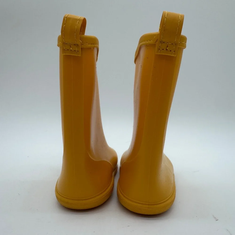 Tree Grandpa Toddler Yellow Rubber Rain Boots Waterproof Size 16cm 9.5 Toddler